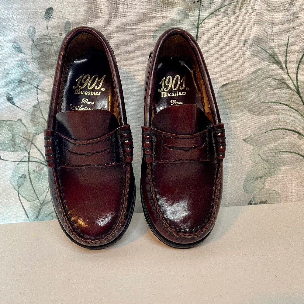 Toddler moccasins Leather
